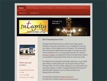 Tablet Screenshot of integritygroupnavasota.com